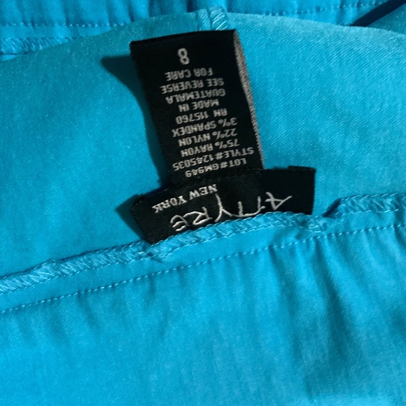 Turquoise skort.  Size 8. - Picture 2 of 2